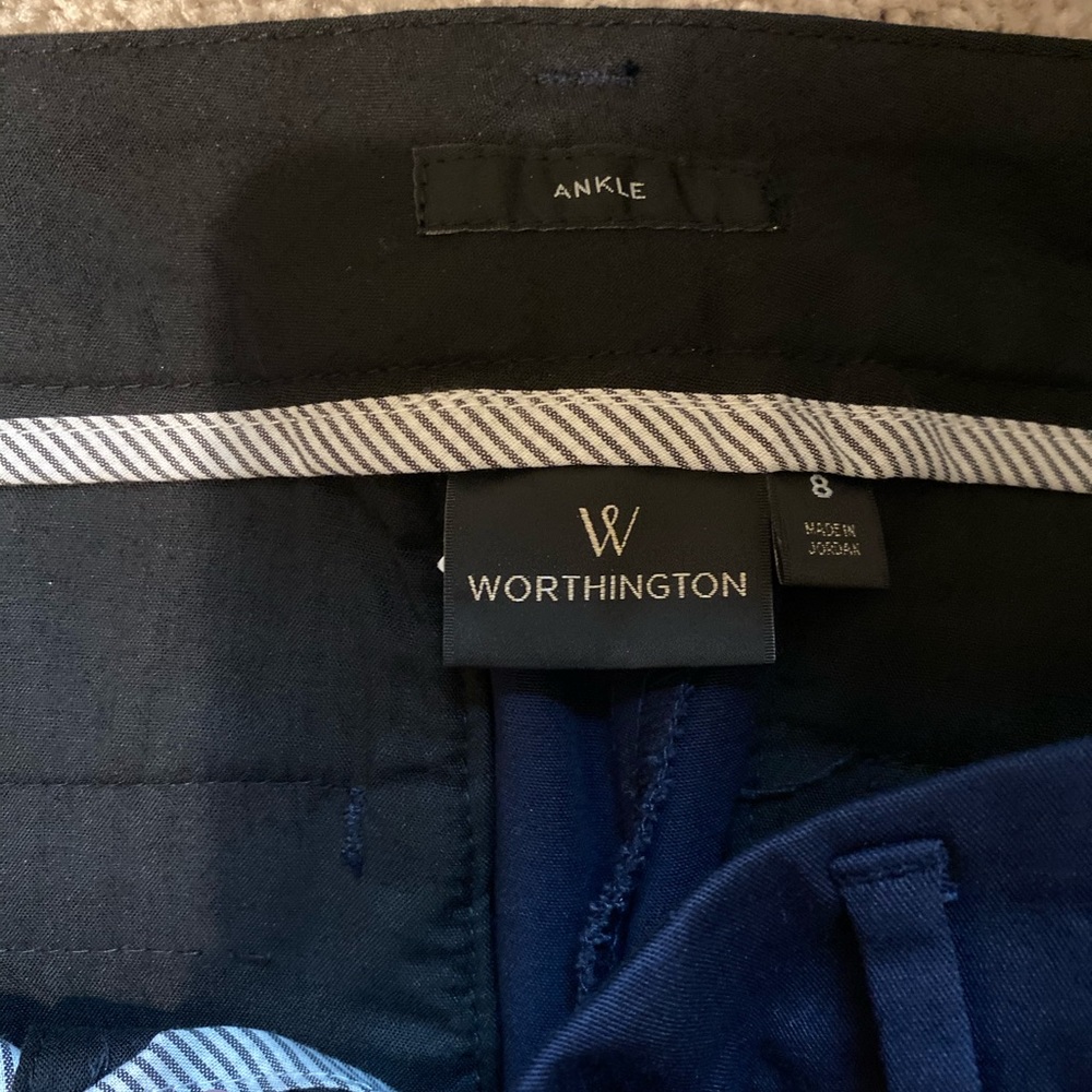 Blue Ankle dress pants